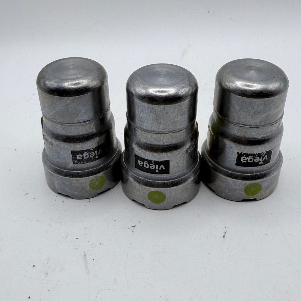 Lot Of (3) VIEGA 25736 MegaPress G‎ 3/4" P Cap Carbon Steel